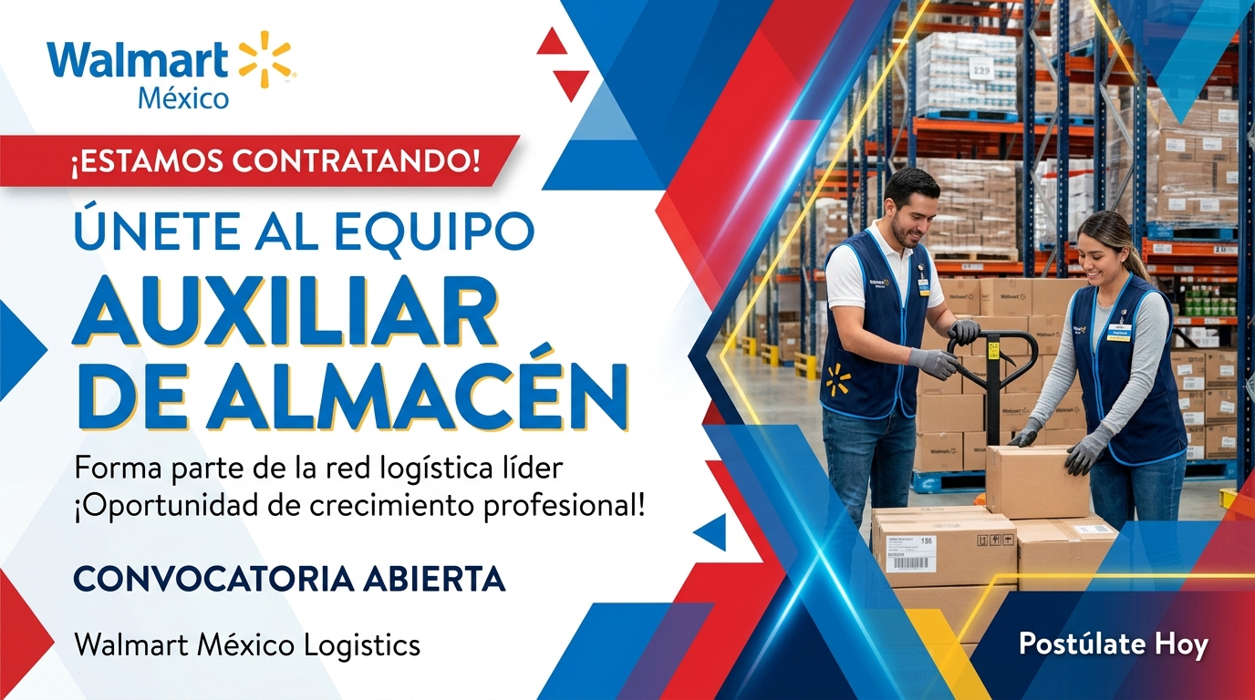 Lee más sobre el artículo Auxiliar de almacén en Walmart México