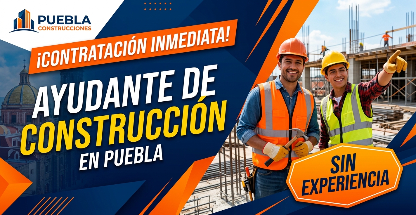Lee más sobre el artículo Ayudante de construcción en Puebla