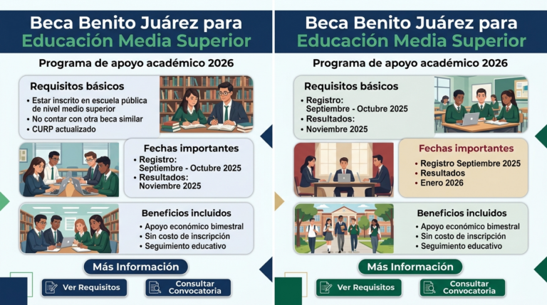 Lee más sobre el artículo Beca Benito Juárez para Educación Media Superior