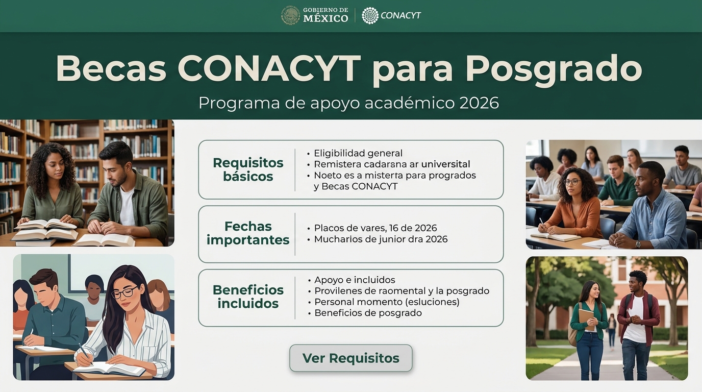 Lee más sobre el artículo Becas CONACYT para Posgrado