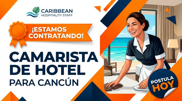 Lee más sobre el artículo Camarista de hotel en Cancún