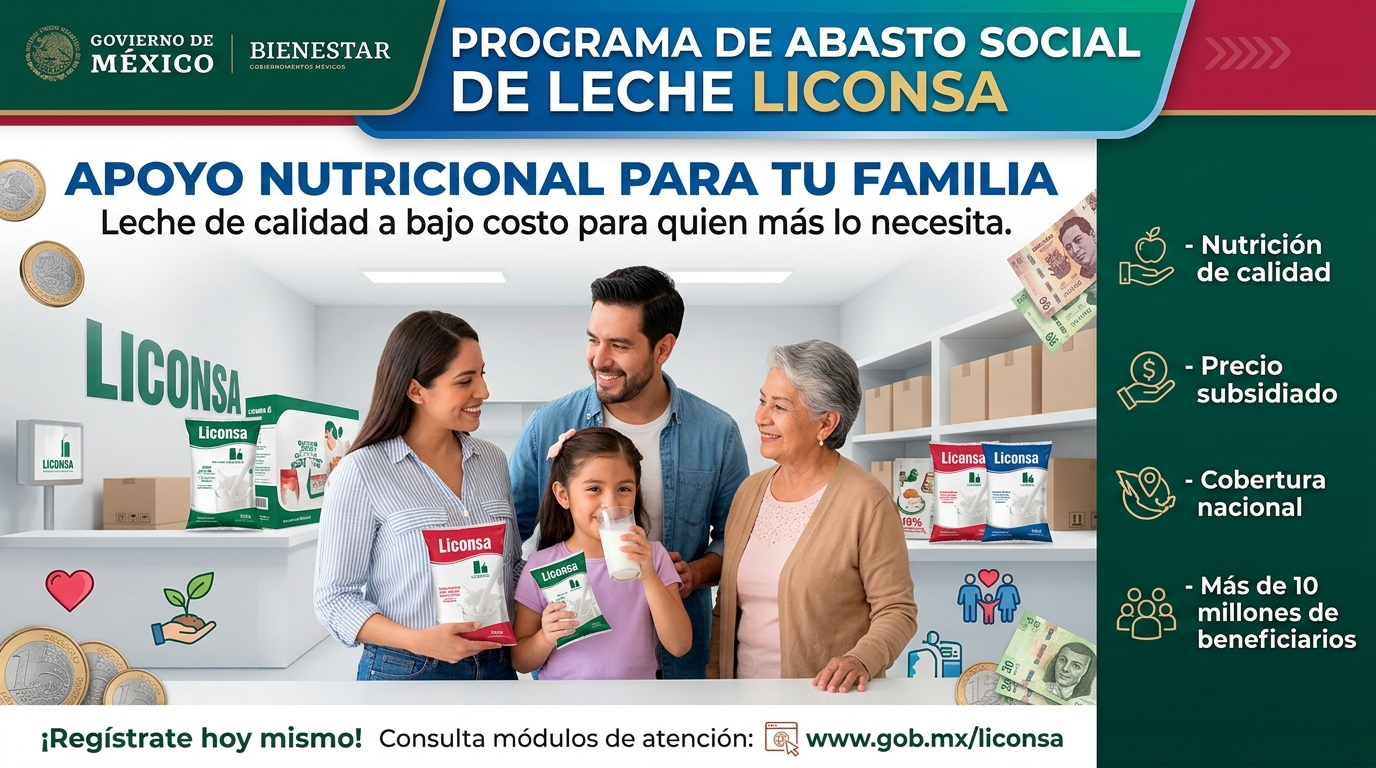 Lee más sobre el artículo Programa de Abasto Social de Leche Liconsa